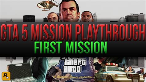 Gta V Missions First Mission Youtube