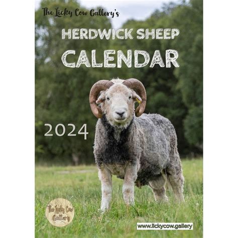 2024 Sheep Calendar Etsy