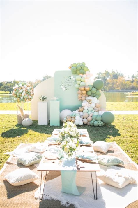 Karas Party Ideas Baby In Bloom Outdoor Baby Shower Karas Party Ideas