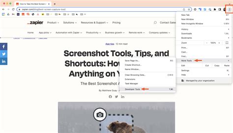 How To Take A Full Page Screenshot With This Hidden Chrome Shortcut