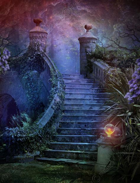 Fairy Garden At Night2 By Euselia On Deviantart