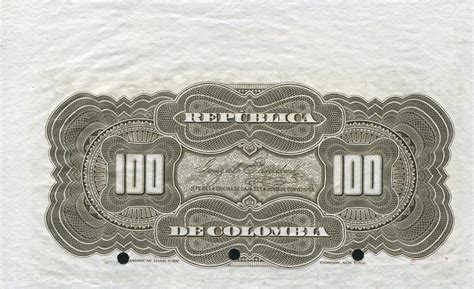 You can also switch to the converter for philippine. RealBanknotes.com > Colombia p318s: 100 Pesos from 1910