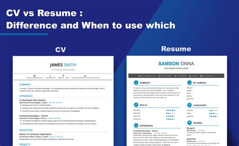 Prospective students need to craft a curriculum vitae (cv) or an. What is the difference between CV and Resume 2020 2021 - SetResume