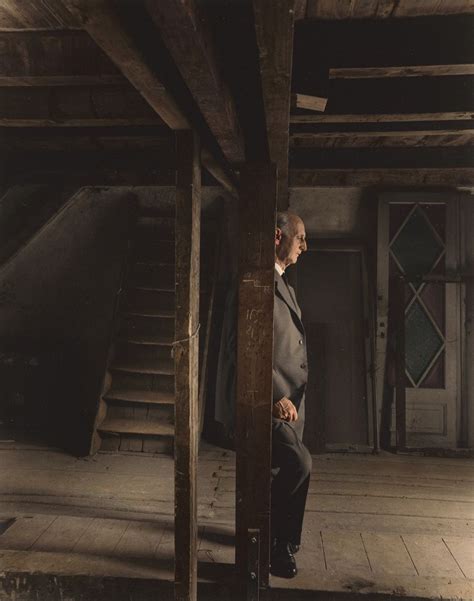 Otto Frank In The Attic Of The Secret Annex On The Morning Of The