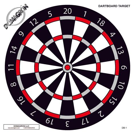 Dart Board Shooting Target 100 Pack Domagron