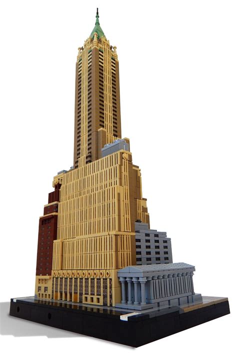 40 Wall St Built With Lego Trumps The Real Thing The Brothers Brick