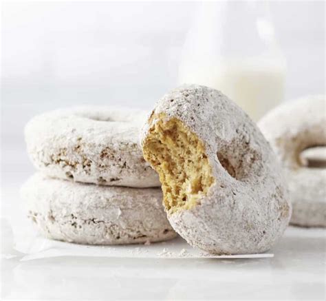 Baked Powdered Donuts Low Calorie Oil Free