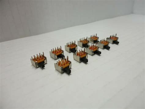 10 Pack Lot On Off Mini Slide Toggle Switch Sk22d07 2p2t 6pins