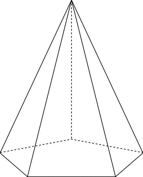How To Draw A Pentagonal Pyramid