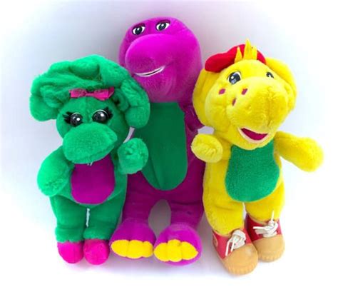 Vintage 90s Barney And Baby Bop Plush Lot Set The Lyons Group Etsy