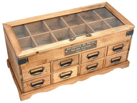 Contactez nous pour des conseils personnalisés ! Petit meuble vitrine mercerie de comptoir — Lintemporel ...