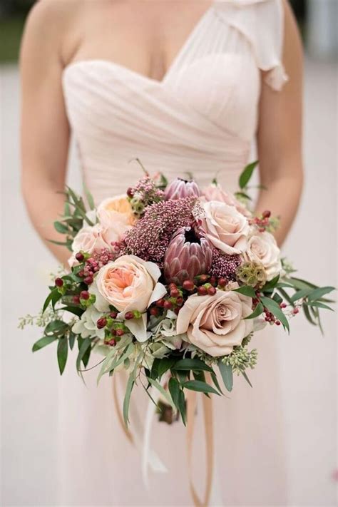 Dusty Rose Wedding Ideas Bridal Bouquet Kristen Weaver Photography
