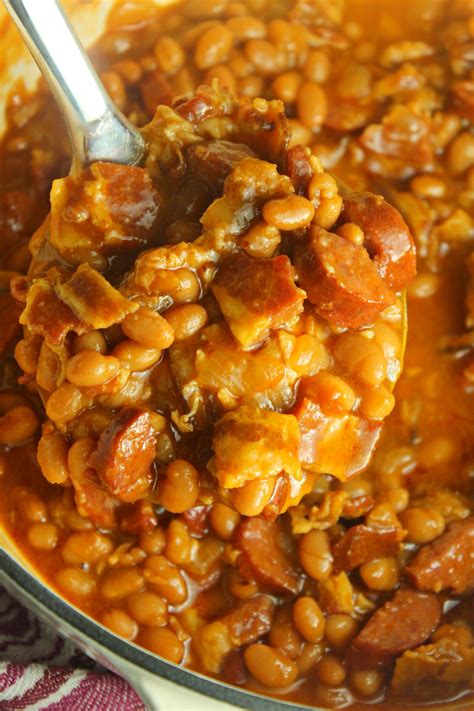 Ultimate Baked Beans With Smoked Sausage Kathy Jamison Copy Me That