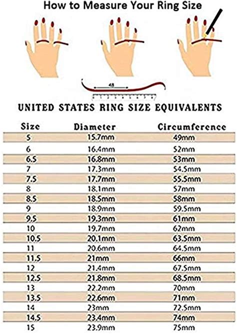 Ring Sizer Chart Ubicaciondepersonascdmxgobmx