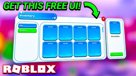 You Can Get This Ui Free For Your Game Roblox Youtube