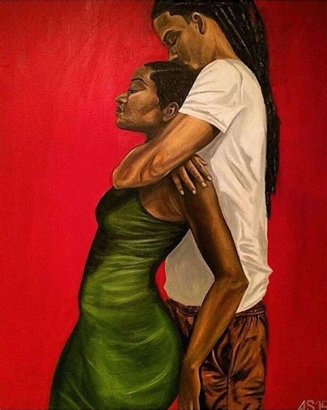 Love💗 Black Love African American Art Afro Art