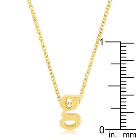 G Gold Intital Pendant | Silver initial pendant, Rose gold initial, Gold initial pendant