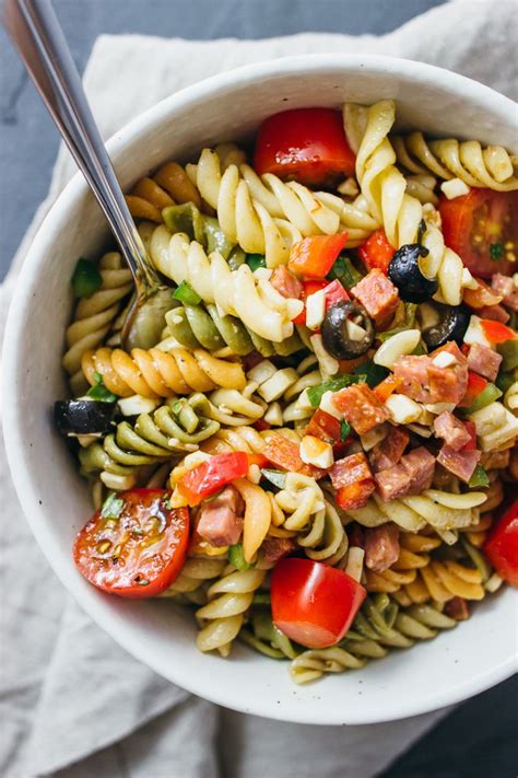 Best Easy Pasta Salad With Italian Dressing Savory Tooth
