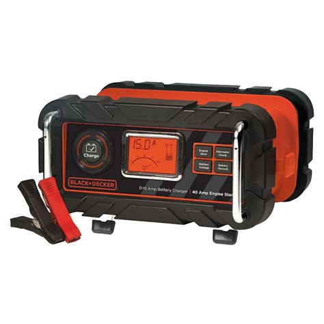 Black & decker bc15bd 15 amp bench battery charger with 40a engine start. BLACK+DECKER 15A battery charger | The Home Depot Canada