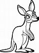 Marsupial Kangaroo Coloring Page | Wecoloringpage.com