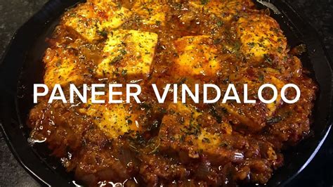 Paneer Vindaloo Recipe Vegetarian Goan Anglo Indian Recipe Video