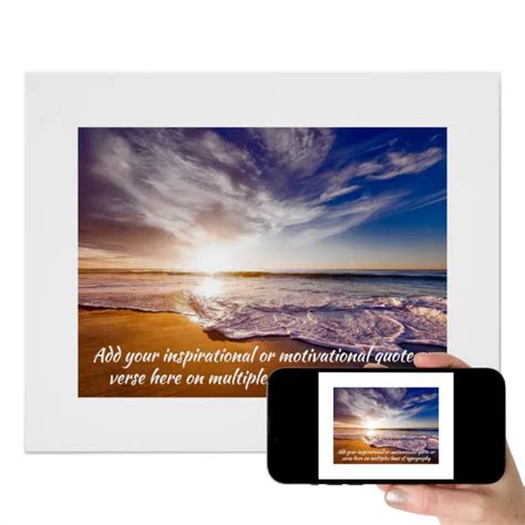 Create Your Own Inspirational Motivational Quote Poster Zazzle