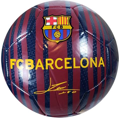 Fc Barcelona Official Licensed Messi 10 Signature Soccer Ball Etsy