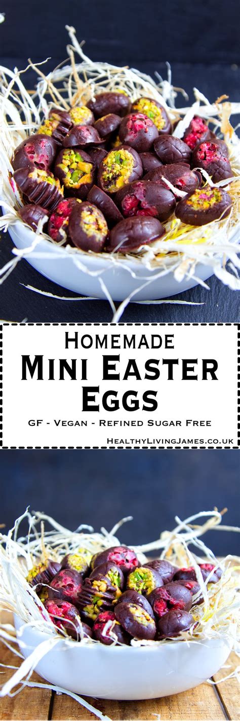 Choose from decadent bakes, cheesecakes, tarts, chocolate egg brownies and other springtime favourites. Homemade Mini Easter Eggs | Sugar free recipes, Healthy living recipes, Gluten free desserts
