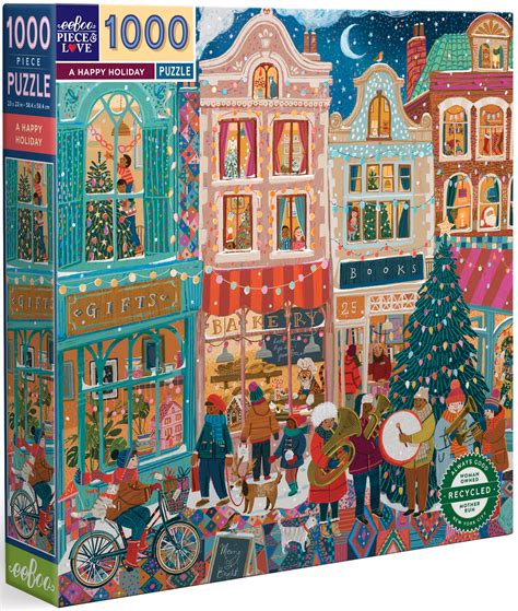 A Happy Holiday Pieces Eeboo Puzzle Warehouse