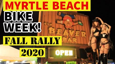 Fall Bike Week Myrtle Beach 2020 At The Beaver Bar Murrells Inlet Sc Full Pov Of The