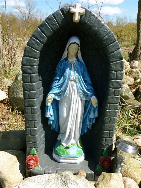 How To Build A Grotto For Statues Rona Mantar