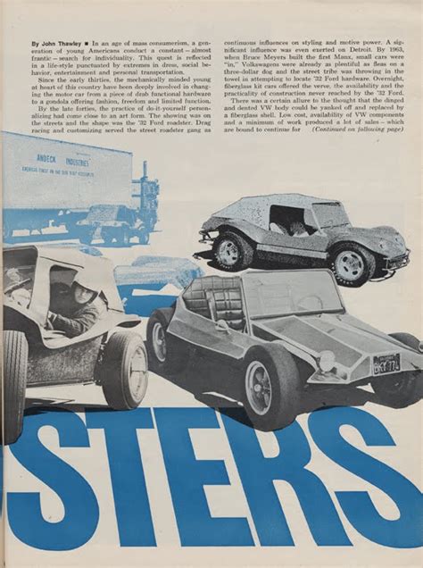 Big Blues Online Carburetor September 1970 Hot Rod Magazine Vw