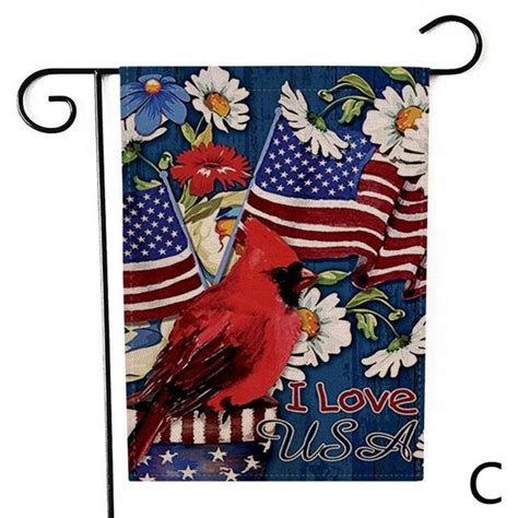 Happy Independence Day Garden Flag Indoor Outdoor Home Decor Printing Flag June29 In Flags