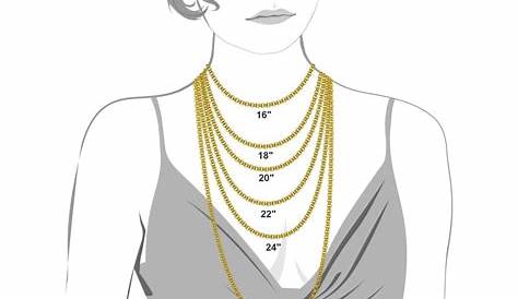 women's chain length chart