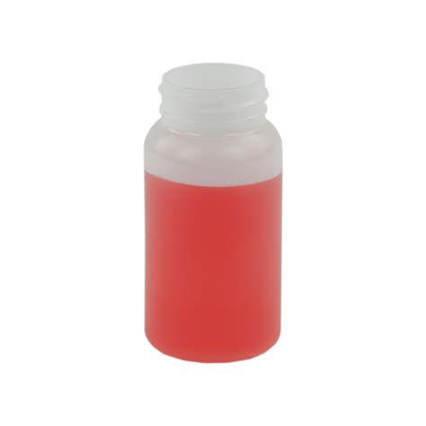 4 Oz Wide Mouth Natural Hdpe Round Jar 38400 Neck Cap Sold