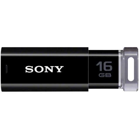 Sony 16gb Micro Vault Usm P Usb Flash Drive Black Usm16gpb
