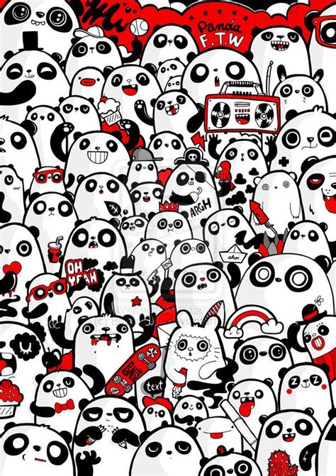 Panda Poster By Bobsmade On Deviant Art Panda Art Doodle Art Designs