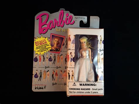 1997 Barbie Doll Collectible Vintage Keychain 90s Mattel Toys 1959