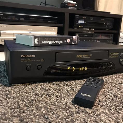 Panasonic NV SD200 VHS VCR Video Cassette Tape Player TV Home