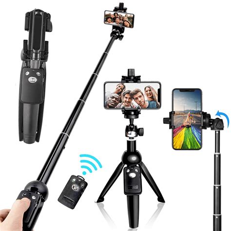 Inch Remote Bluetooth Selfie Stick Tripod Monopod Stand Selfie Stick