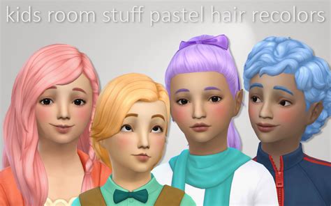 Pin On Sims 4 Ea Hair Recolors