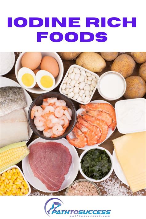 Iodine Rich Foods Chart