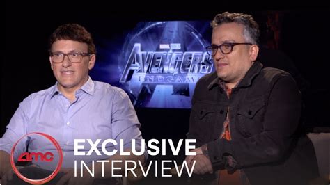 Avengers Endgame Exclusive Interview Anthony Russo Joe Russo Amc Theatres Youtube