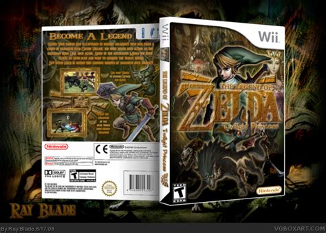 The Legend Of Zelda Twilight Princess Wii Box Art Cover By Ray Blade