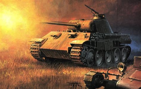 47 German Panther Tank Wallpaper