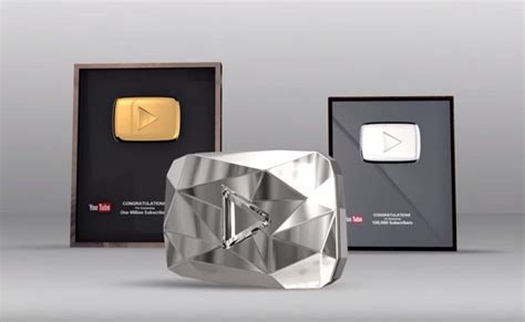 Youtube Play Buttons Youtube Creator Awards An How To Get Them Tubekarma