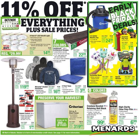 Menards BLACK FRIDAY 2021 Current Weekly Ad 10 28 11 06 2021