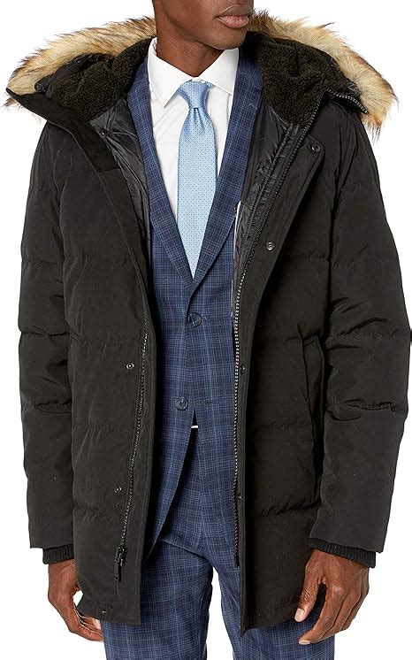 Vince Camuto Mens Down Warm Winter Coat Parka Amazonca Clothing