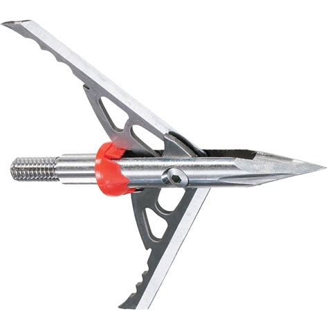 Rage Hypodermic Trypan Crossbow Broadheads Gr Steel Pk Korbin S Archeryshop Korbin S