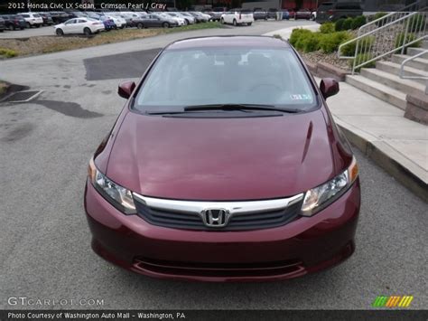 2012 Honda Civic Lx Sedan In Crimson Pearl Photo No 139407332